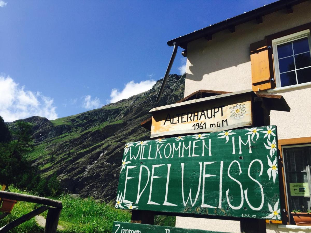 Edelweiss Mountain Guest House - 1 Hour Hike Up From Zermatt Station - On Hiking Trail - No Transport Zewnętrze zdjęcie